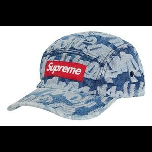 Supreme Fat Tip Jacquard Denim Hat
